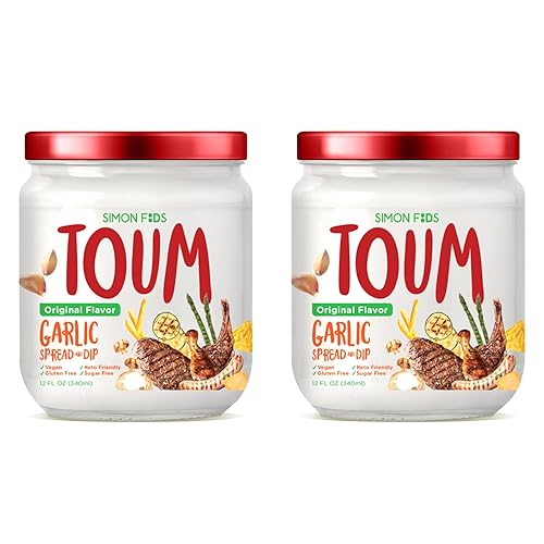 Miniatura 8 de TOUM ajo para untar y sumergir 12 onzas líquidas vegano sin gluten apto para Keto