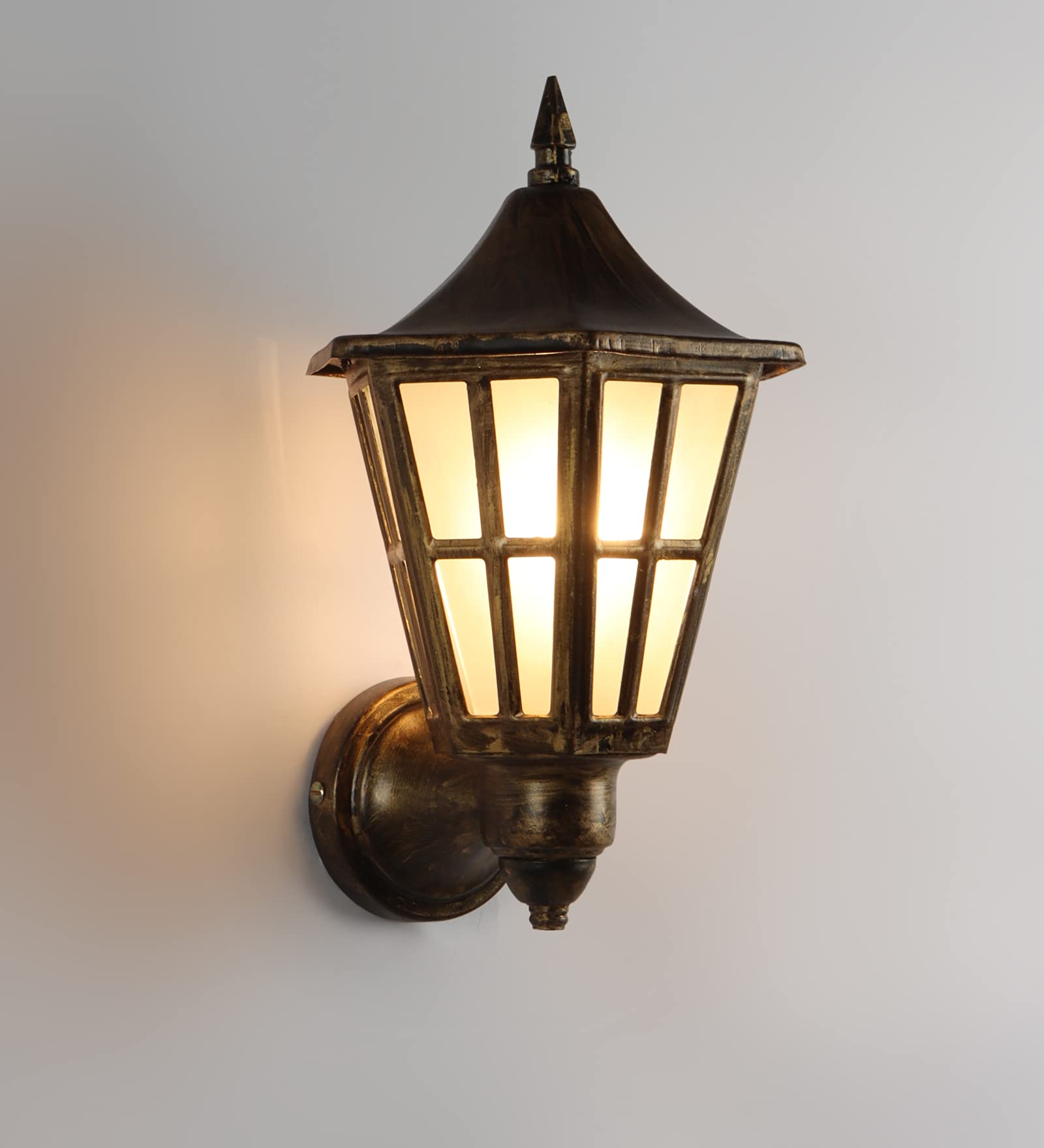 Hurricane Wall Lights - Antique Brushed Finish -2