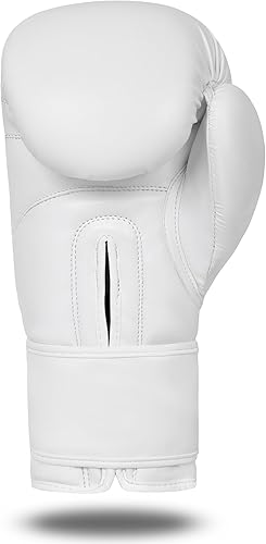 Miniatura 3 de Guantes de boxeo para Muay Thai, MMA, Kickboxing, boxeo, piel maya, guantes de cuero para hombres, mujeres y adultos, 8, 10, 12, 14, 16 onzas