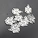 Acxico 20Pcs Antique Silver Tone 2 Sided Thunderbird Charms YY876