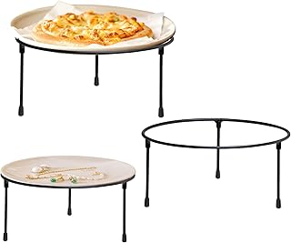 25 Spicy Chicken Pizza Recipes Packed with Bold Flavor 107 HPC DECOR Set of 3 Black Metal Wire Pizza Pan Riser Stands- Round Pizza ...