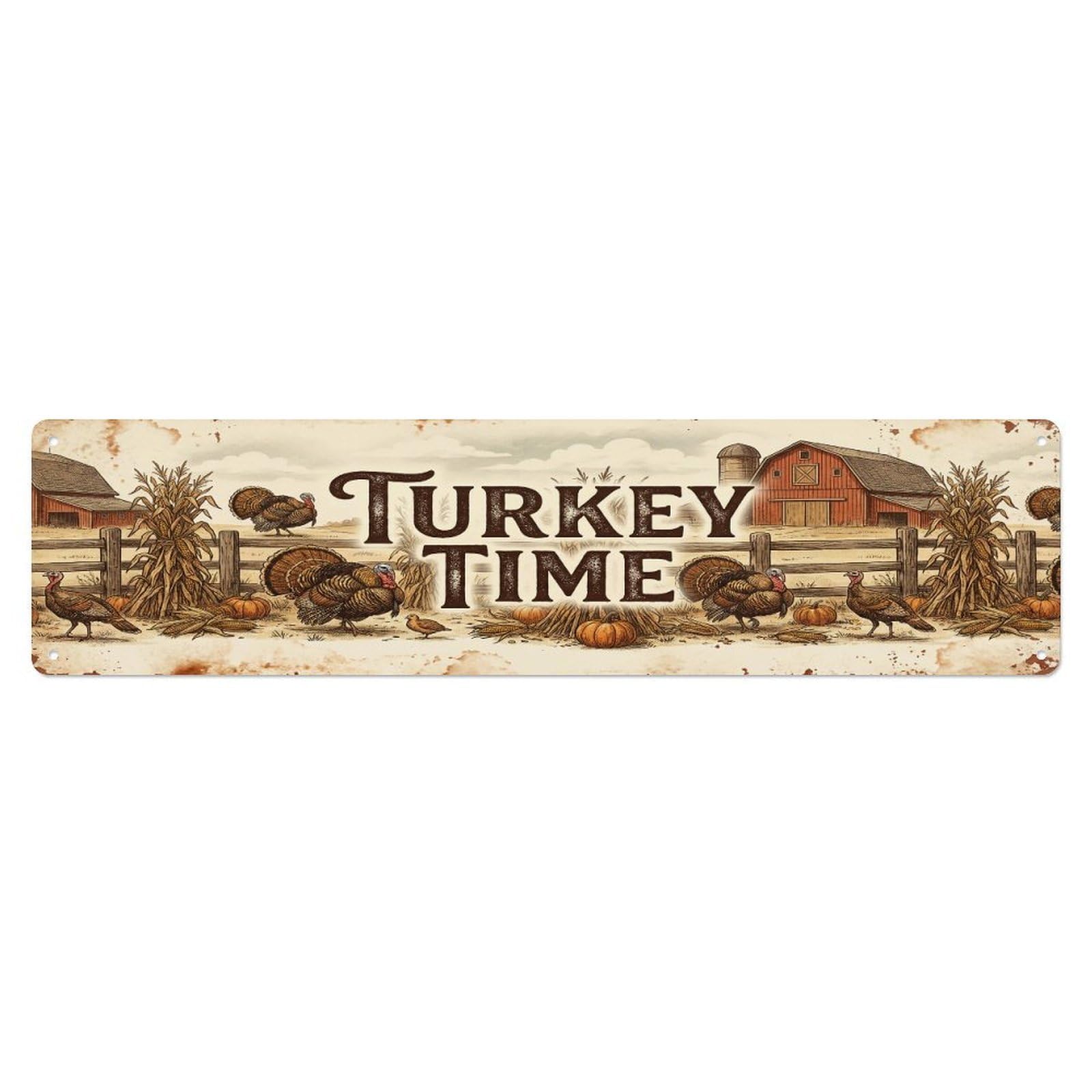 Vintage Yard On Tom Farmhouse Funny Tom Backyard Farm Metal Tin Sign Plaque Wall Decor for Cafe, Club, Garden Metal Poster 4x16Inch