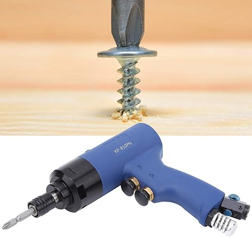 Miniatura 5 de Herramienta de golpeteo de impacto de pistola de destornillador neumático con estructura de martillo doble de interruptor CW CCW (boquilla de aire