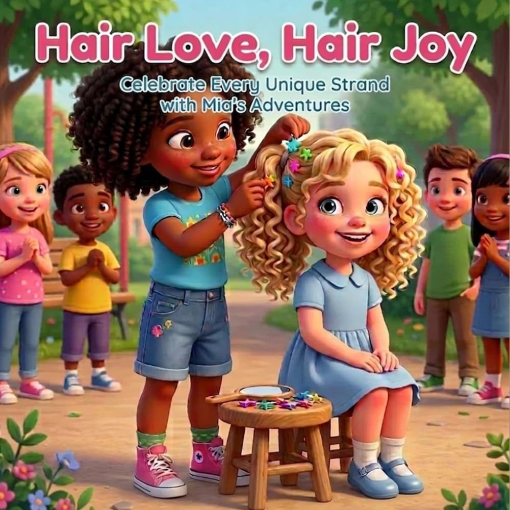 Hair Love, Hair Joy: Celebrate Every Unique Strand with Mia's Adventures: A Vibrant Illustrated Storybook for Kids About Embracing Diversity in Hair
