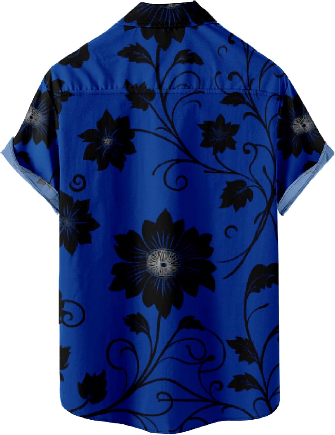 Men's Vintage Print Bowling Short Sleeve Button Down Casual Summer Cuban Beach Shirts Regular Fit Retro Hawaiian Blouse - Image 3