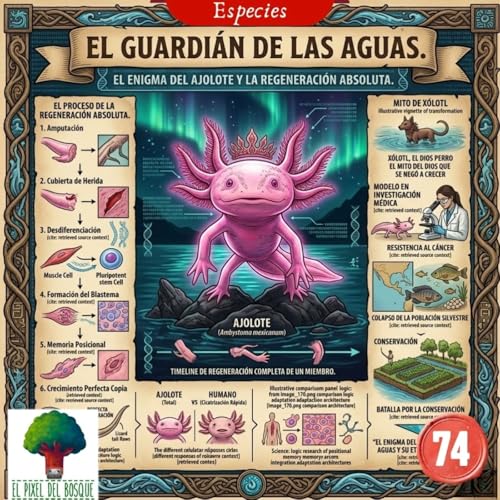 74- El guardi&aacute;n de las aguas: el enigma del ajolote y la regeneraci&oacute;n absoluta.