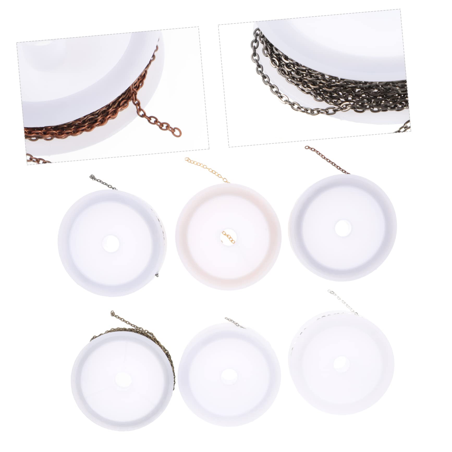 HOMSFOU Kit Fai da Te per Creazione Gioielli con Ganci Moschettone e Apribili Accessori Resistenti e Pratici per Bricolage Creativo