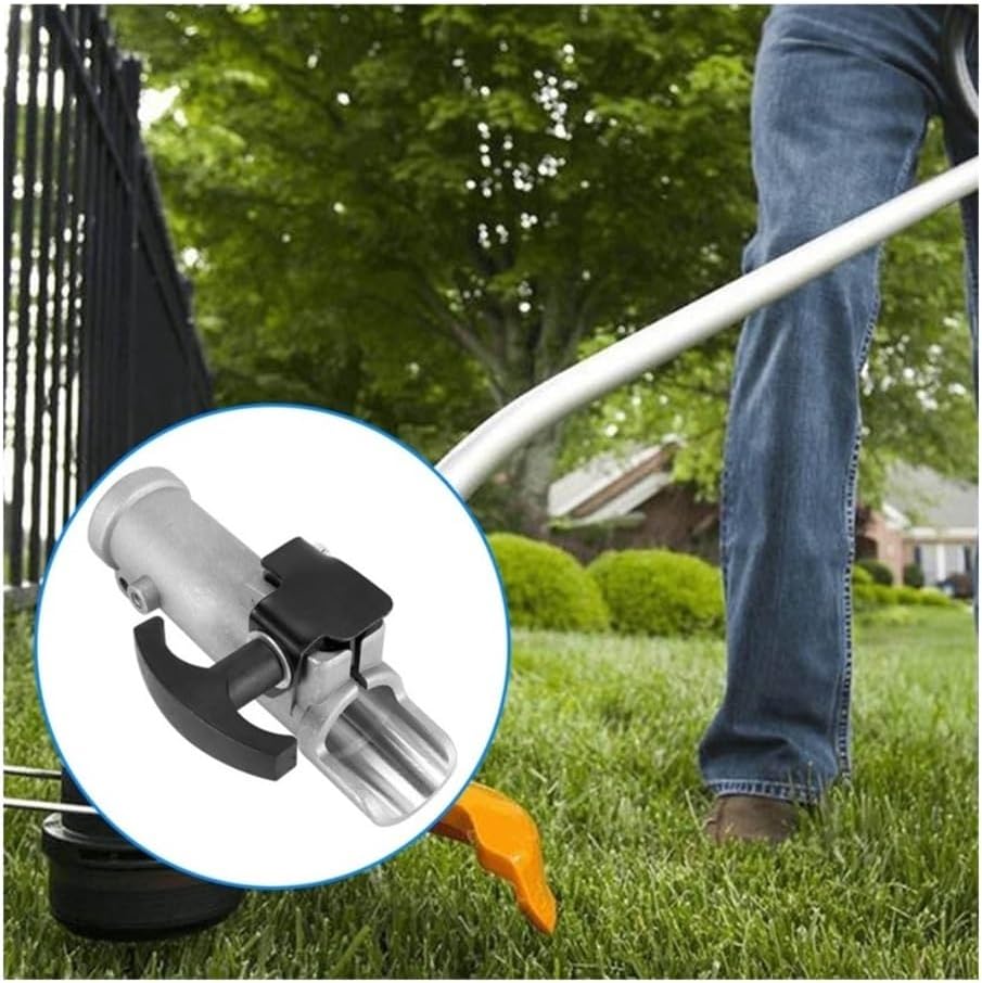 A95I-Shaft Connector Joining Clamp Fit for 26mm 7 Spline Lawn Mower Irrigation Hedge Brush Cutter Accessories Assembly