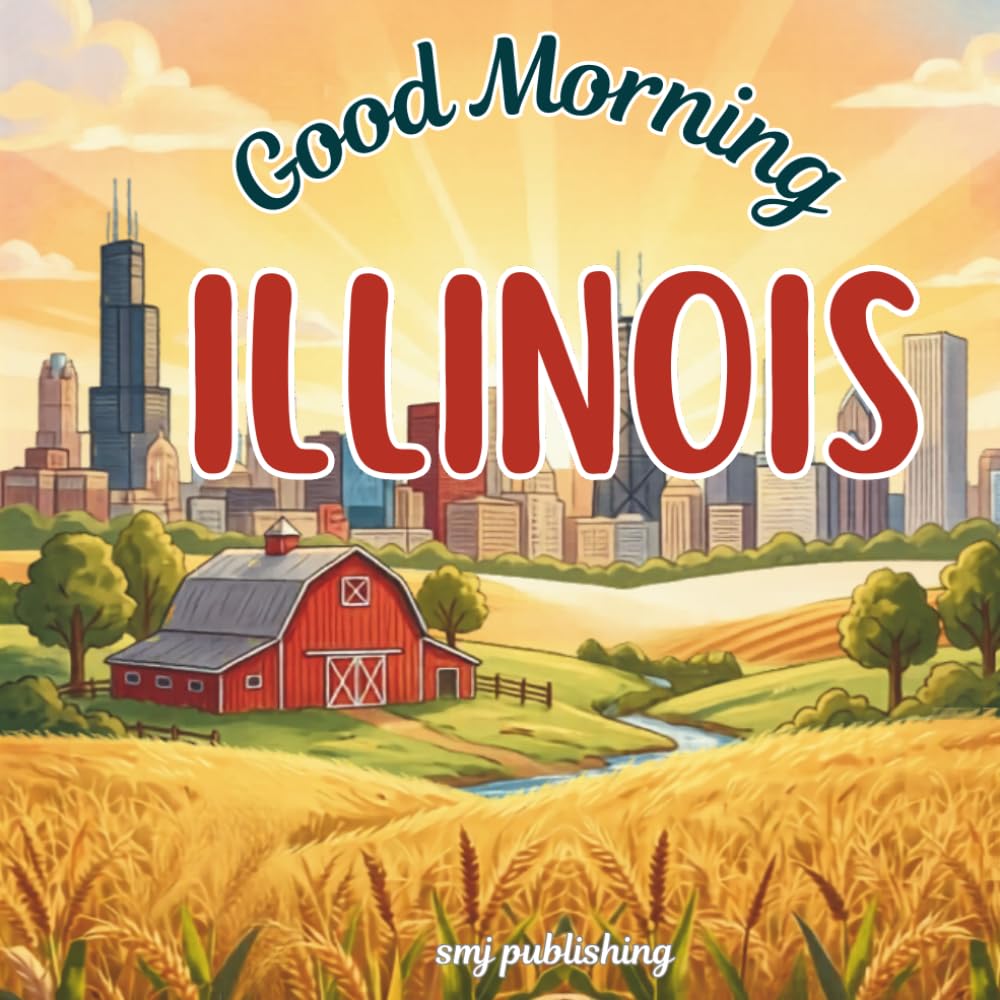 Good Morning Illinois: A geographical children's book to learn about the prairie state (Good Morning States)