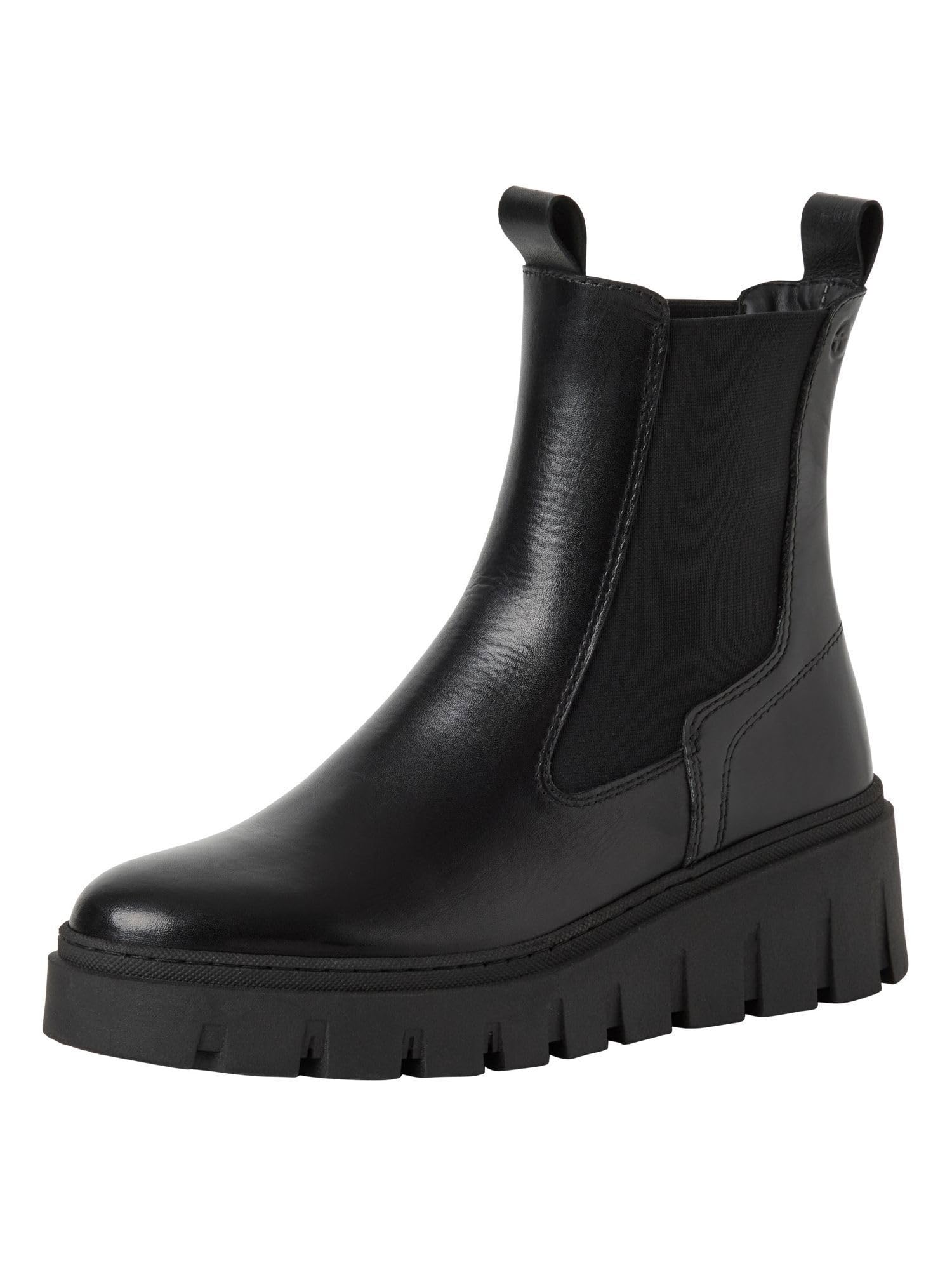 Tamaris Women's Flat Boots, black, 9 UK