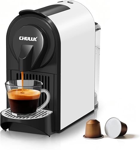 CHULUX Mini máquina de cápsulas de café espresso para NS Original Capsule, 20 bares, cafetera espresso de una sola porción, 1400 W