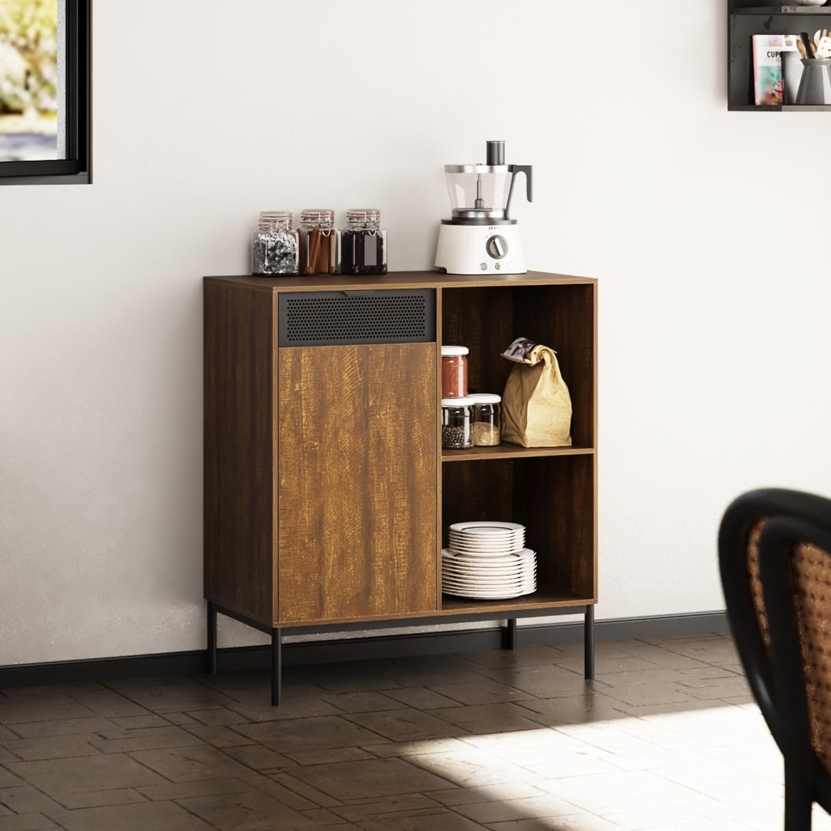 Dressoir Mantera 80x180x48 cm lichtbruin | Profijt Meubel | 10365779