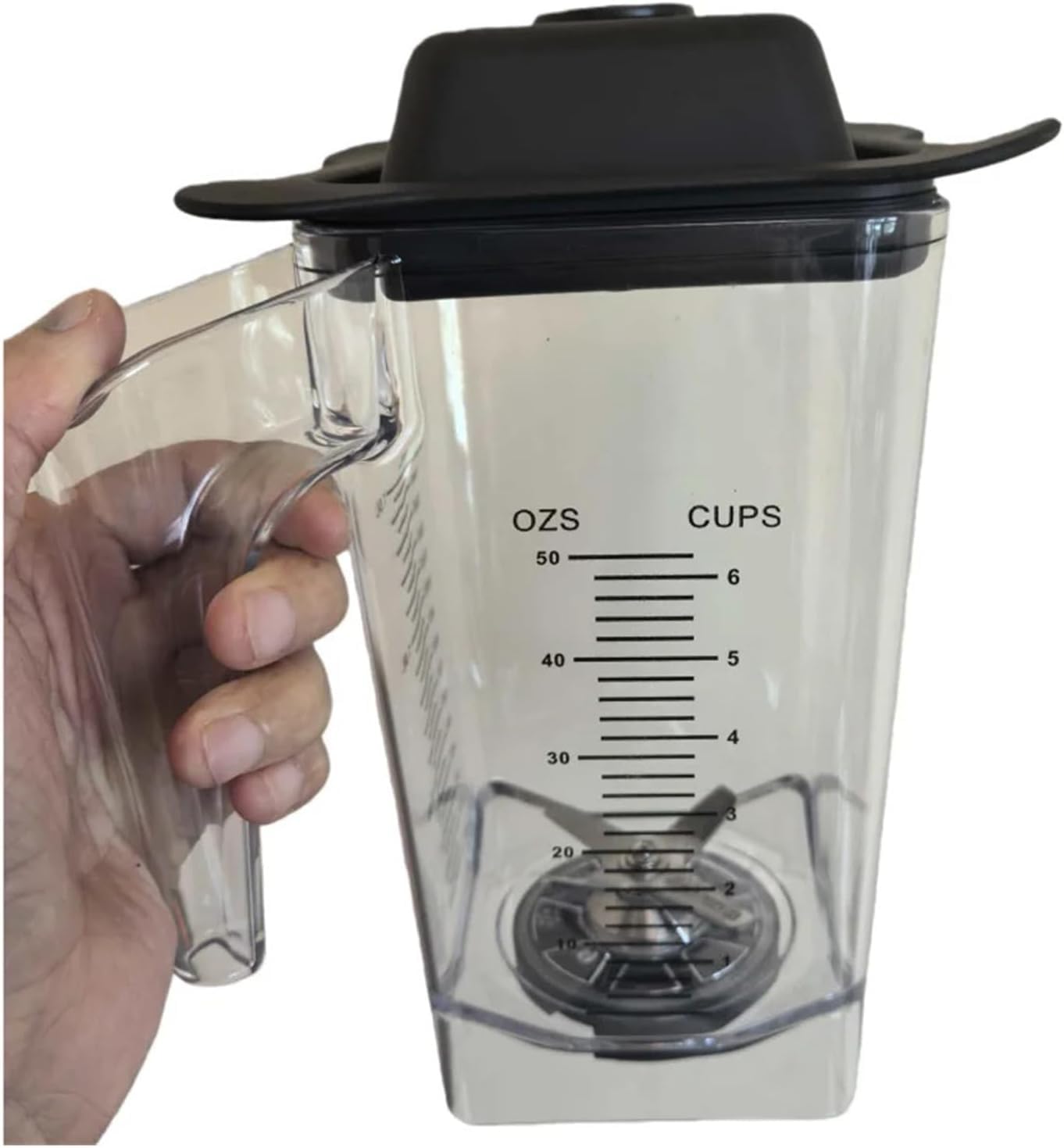 Sabbia Ice Machine Tazza di miscelazione 1,5L per frullatore alimentare, perfetto per frullati e bevande surgelate, compatibile con vari modelli
