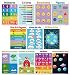 11 Spanish Classroom Decorations - Spanish Posters for Classrooms Include ABC/Alphabet Poster (Alfabeto/Abecedario), Solar System, Shapes Colors Letters & Numbers (Non Laminated)13X18