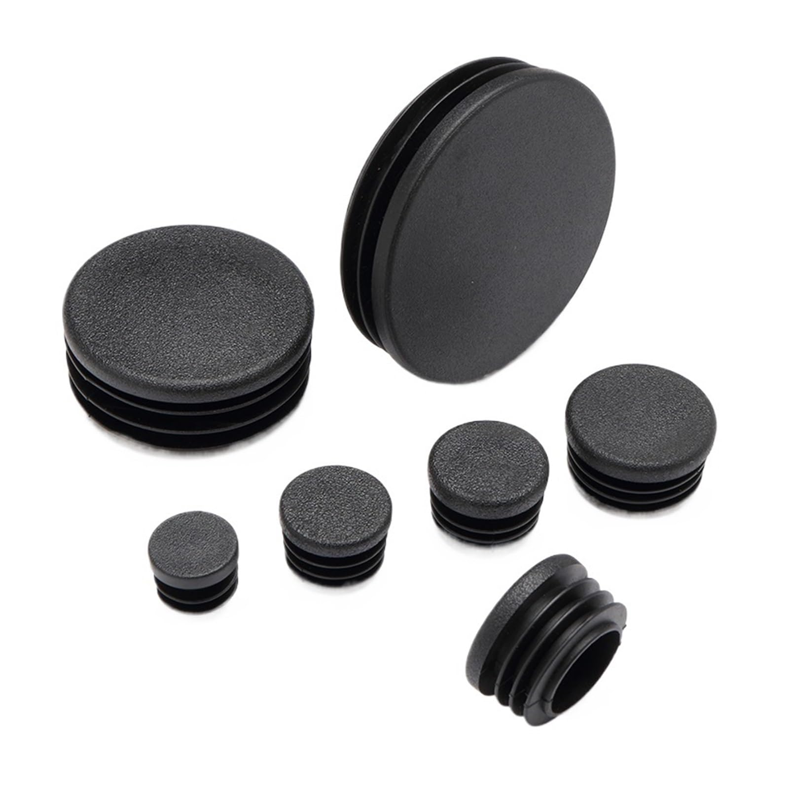 Pack de 20 tapones redondos de plástico de 20 mm para sellado de tubos