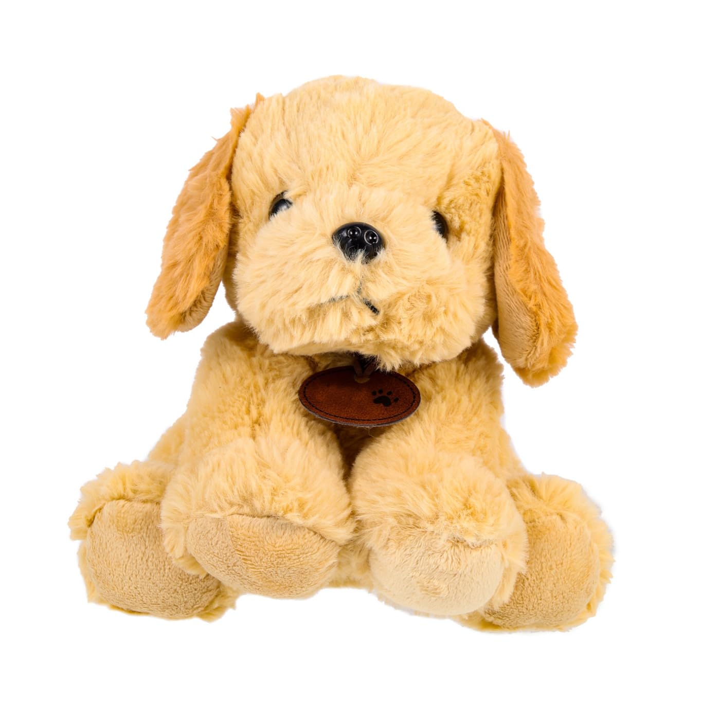 Muñeca de Cachorro de Peluche 1 Pieza de Algodón PP para Niños | Sentado, Forma de Perro Joven, Uso Decorativo, Ligero y Fácil de Guardar