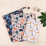 Babygoal Torby na mokre suche pieluchy dla niemowląt, nadające się do prania, torby podróżne, plaża, basen, torba gimnastyczna na stroje kąpielowe i mokre ubrania z dwiema kieszeniami zapinanymi na