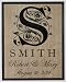 Personalized Burlap Print, Wedding Gift, Anniversary Gift, Engagement Gift, Burlap Sign with Family Name and Date Established