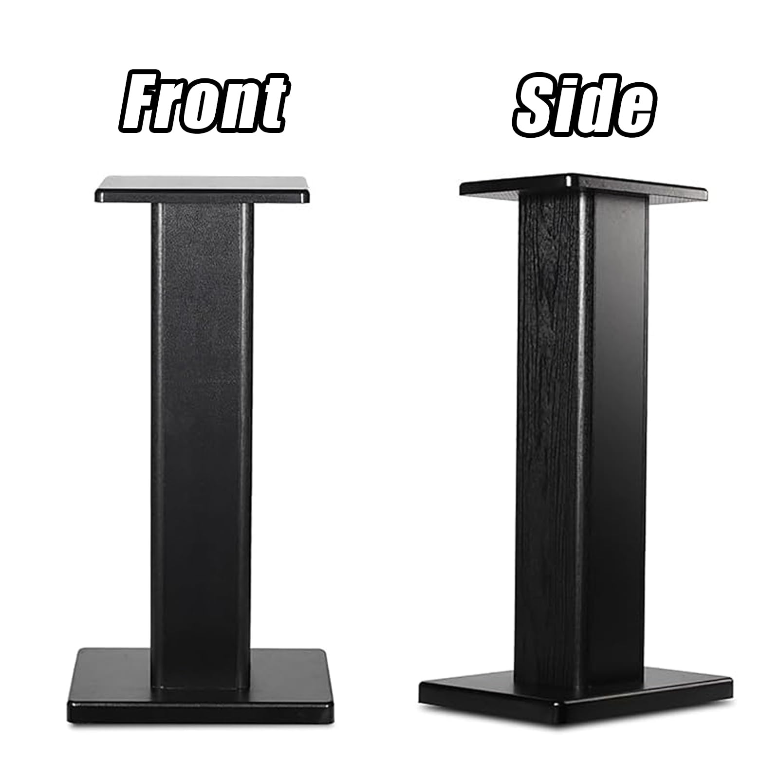 Supporto Professionale Casse Acustiche 70cm - Legno Rinforzato per Diffusori Pesanti, Antiscivolo e Assorbimento Vibrazioni