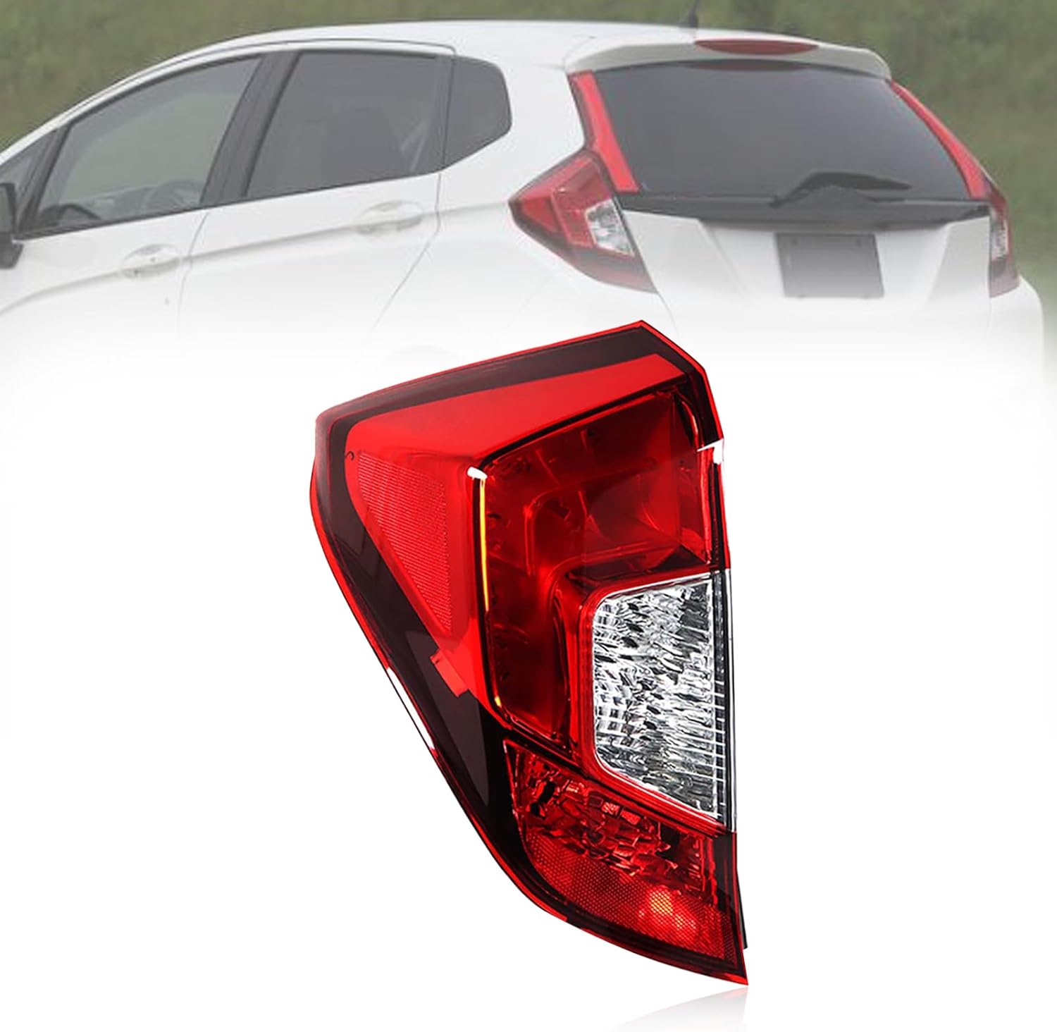 Rear LED Tail Light Brake Lamp for Honda Jazz Fit Hatchback 2014 2015 2016 without Bulb Right Passenger Side