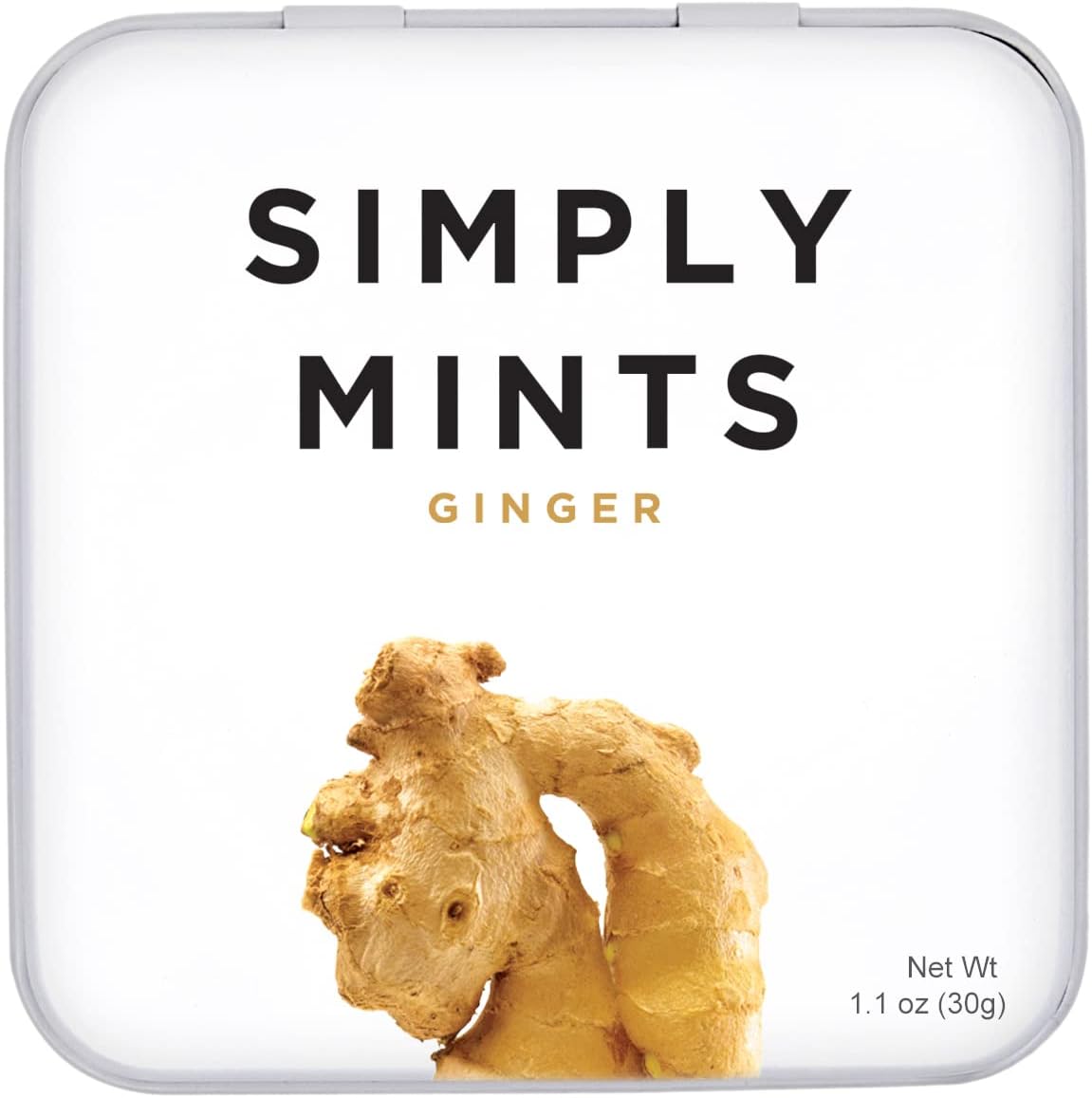 Simply Mints Ginger Breath Mints Pack of Six (270 Pieces Total