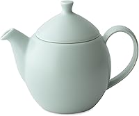 Vista 10 de FORLIFE Tetera de rocío con infusor de cesta, algodón natural, 14 oz/14.0 fl oz