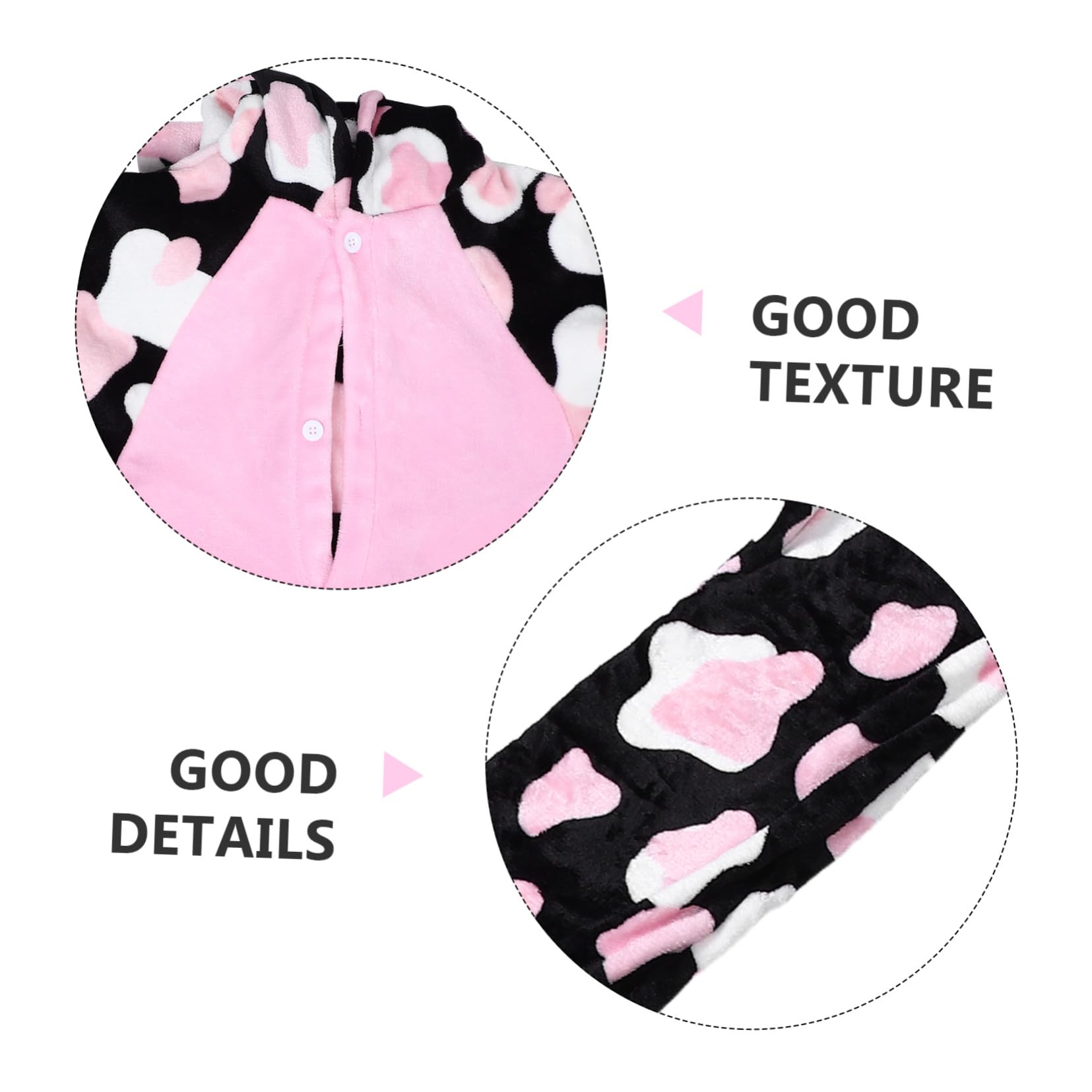 CALLARON Pigiama Onesie in Pile con e Rosa Spesso Unisex per Donna e Costume per Halloween