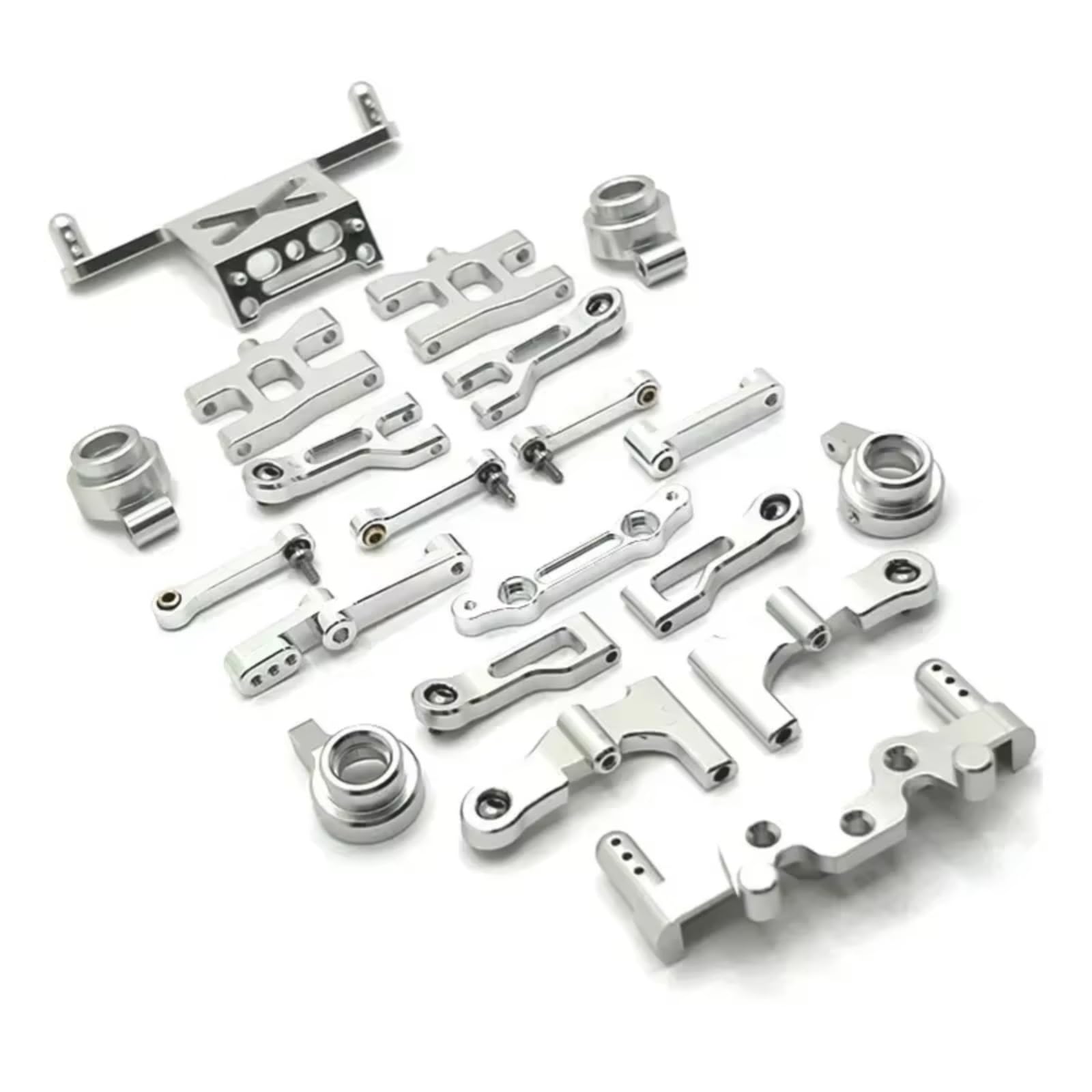 Maquetas RC Compatible con MN 1/16 MN38 RC Car Upgrade Modification Accessories Parts Metal para Juego De Copa De Dirección De Brazo Oscilante