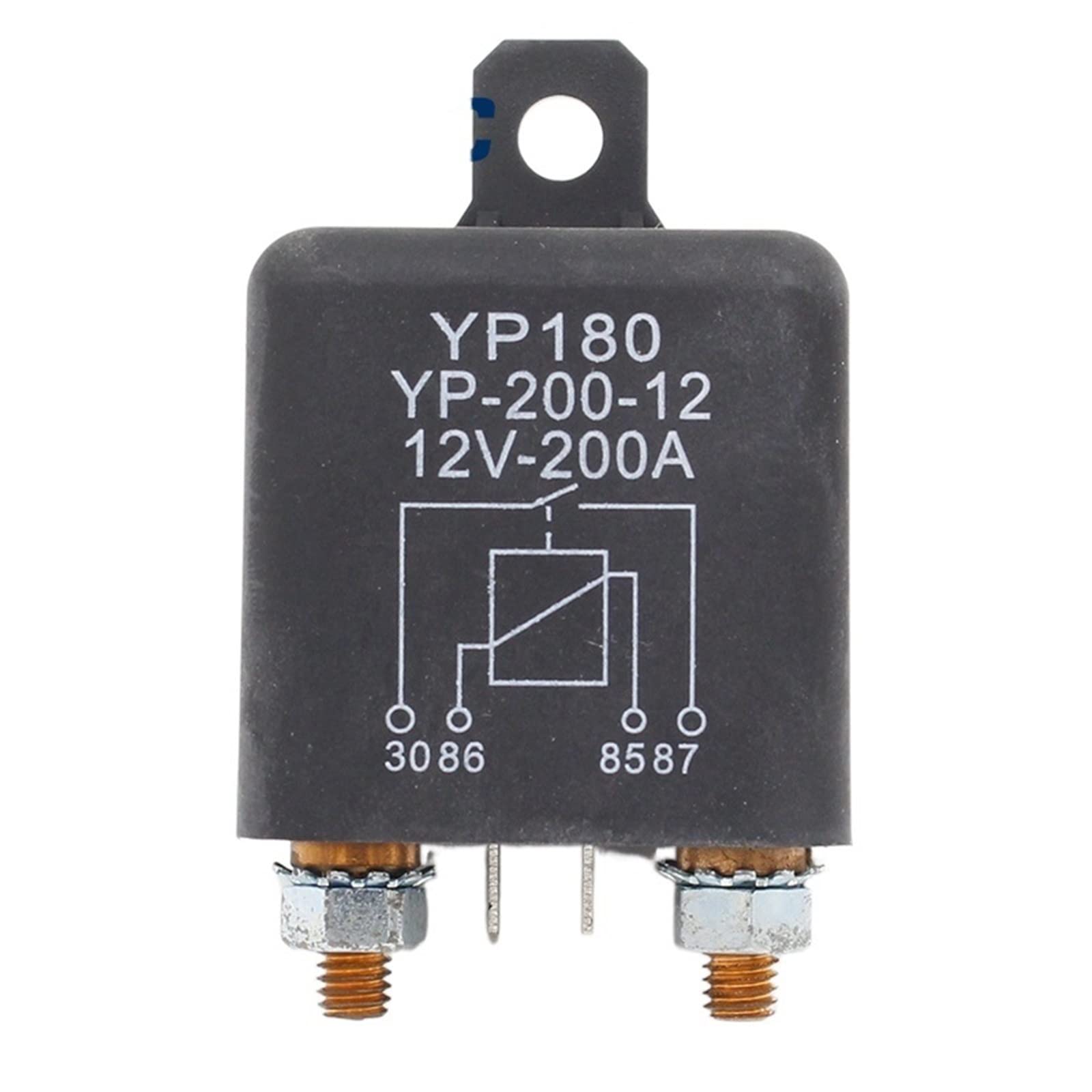 Accessoires électroniques 1 pièces relais de voiture haute puissance 12V DC 200A moteur de camion de voiture interrupteur automobile relais de voiture Type continu relais automobile relais de voiture