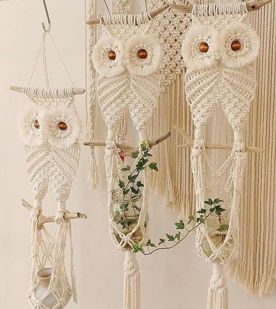 Miniatura 4 de YarnArt Colores armoniosos de algodón de macramé, manualidades únicas de macramé, 8.80 onzas, 246.06 yardas, 80% cuerda de macramé, hilo de macramé,