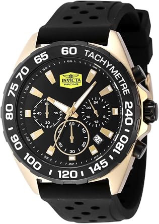 Invicta Racing Edelstahl Herren Quarzuhrwerk - 43mm