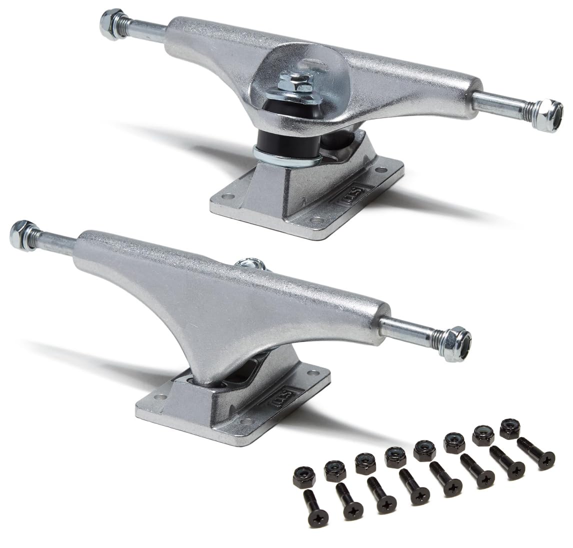 [CCS] Skateboard Trucks - 109mm, 129mm, 139mm, 144mm, 149mm, 169mm Black/Raw W/1" Mounting Hardware