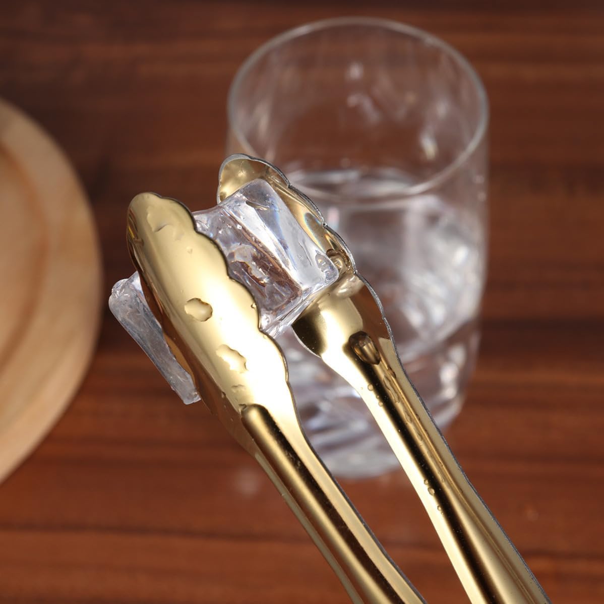4 Pcs CM Stainless Steel Mini Food Serving Tongs for Ice Condiments
