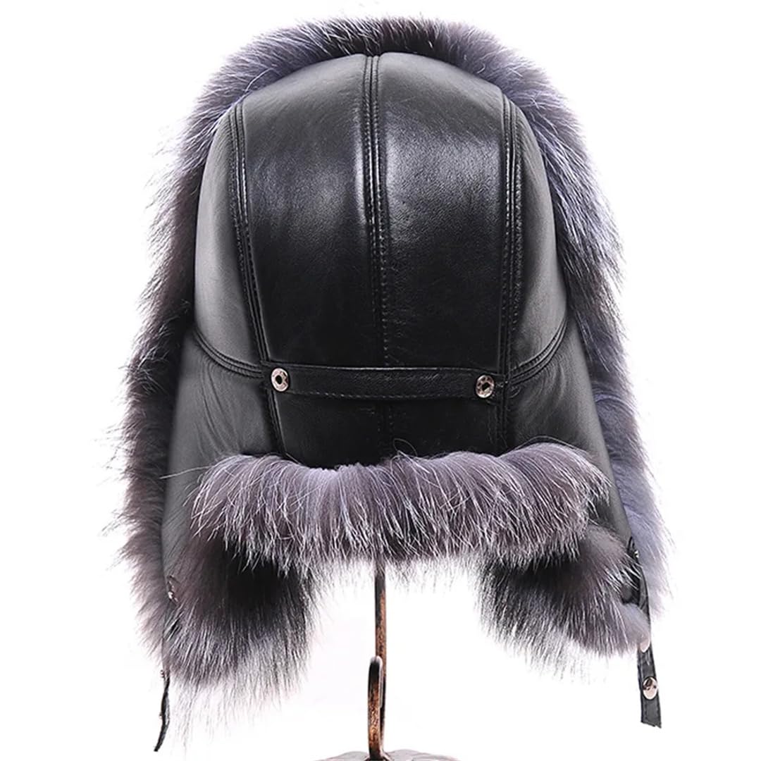 Inverno Uomo Faux Peloso Cappello Fluffy Outdoor Caldo Neve Peloso Cappelli Outdoor Freddo Cappelli