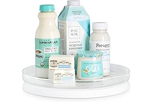 Upgraded Refrigerator Turntable, the 11' Tool for Enhanced Fridge Storage: YouCopia FridgeView