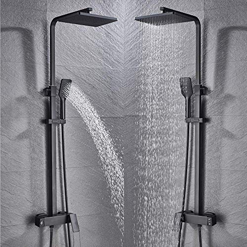 Robinet de douche mural pour baignoire moderne style spa à la maison