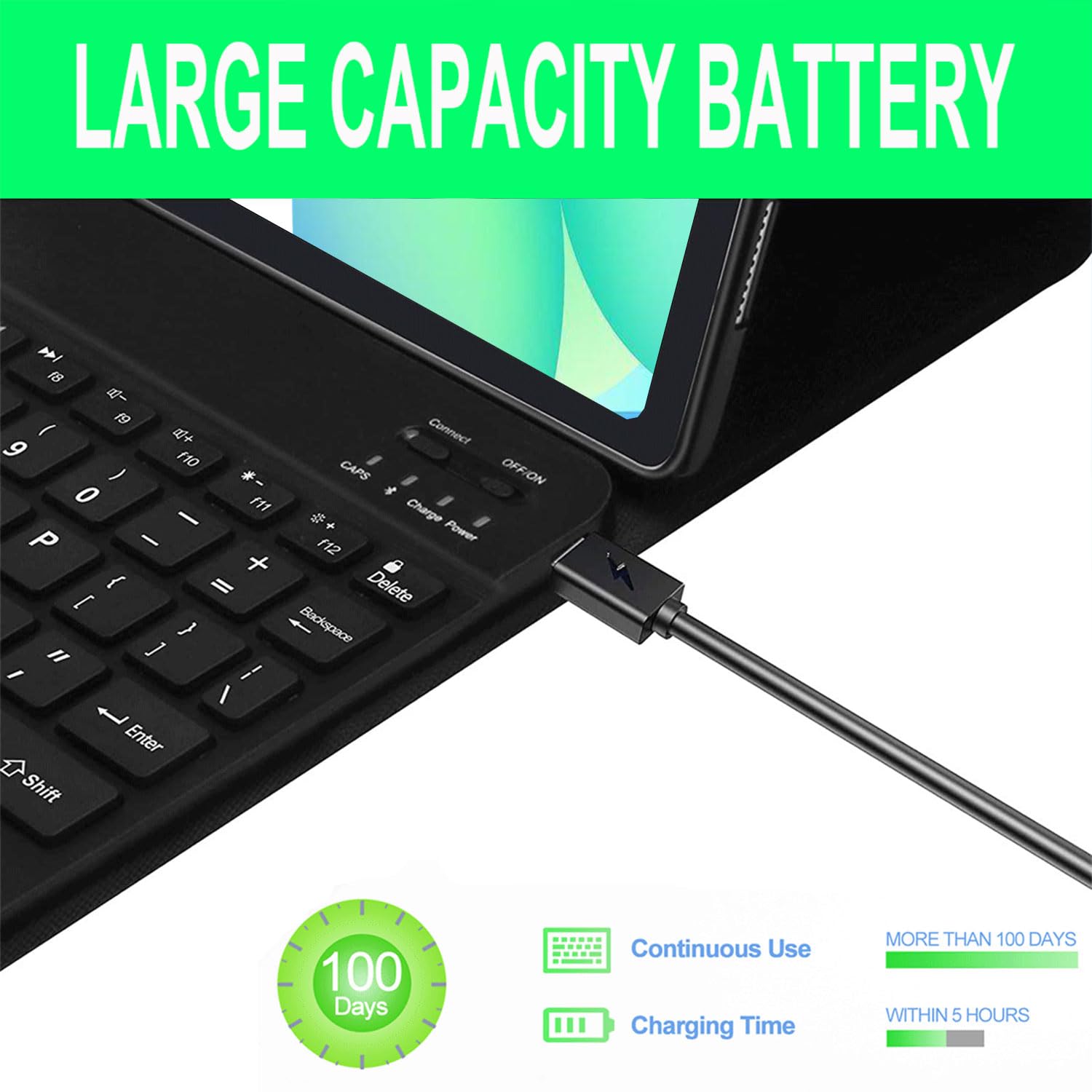 Amazon.com: Keyboard Case for Samsung Galaxy Tab S10 FE Plus 13.1
