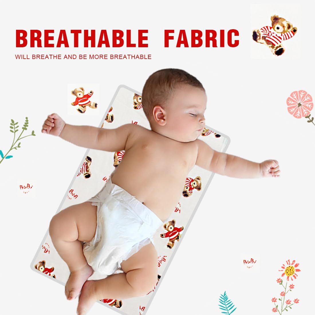 Tappetino Per Cambio Pannolini - 50x70 Cm, Lavabile E Impermeabile - Foto 6