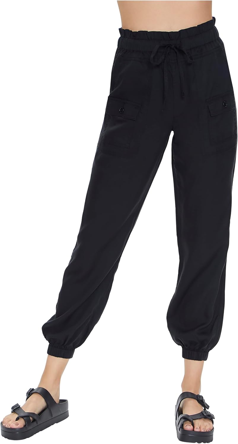 Forever 21 Womens Drawstring Paperbag Joggers - Image 2