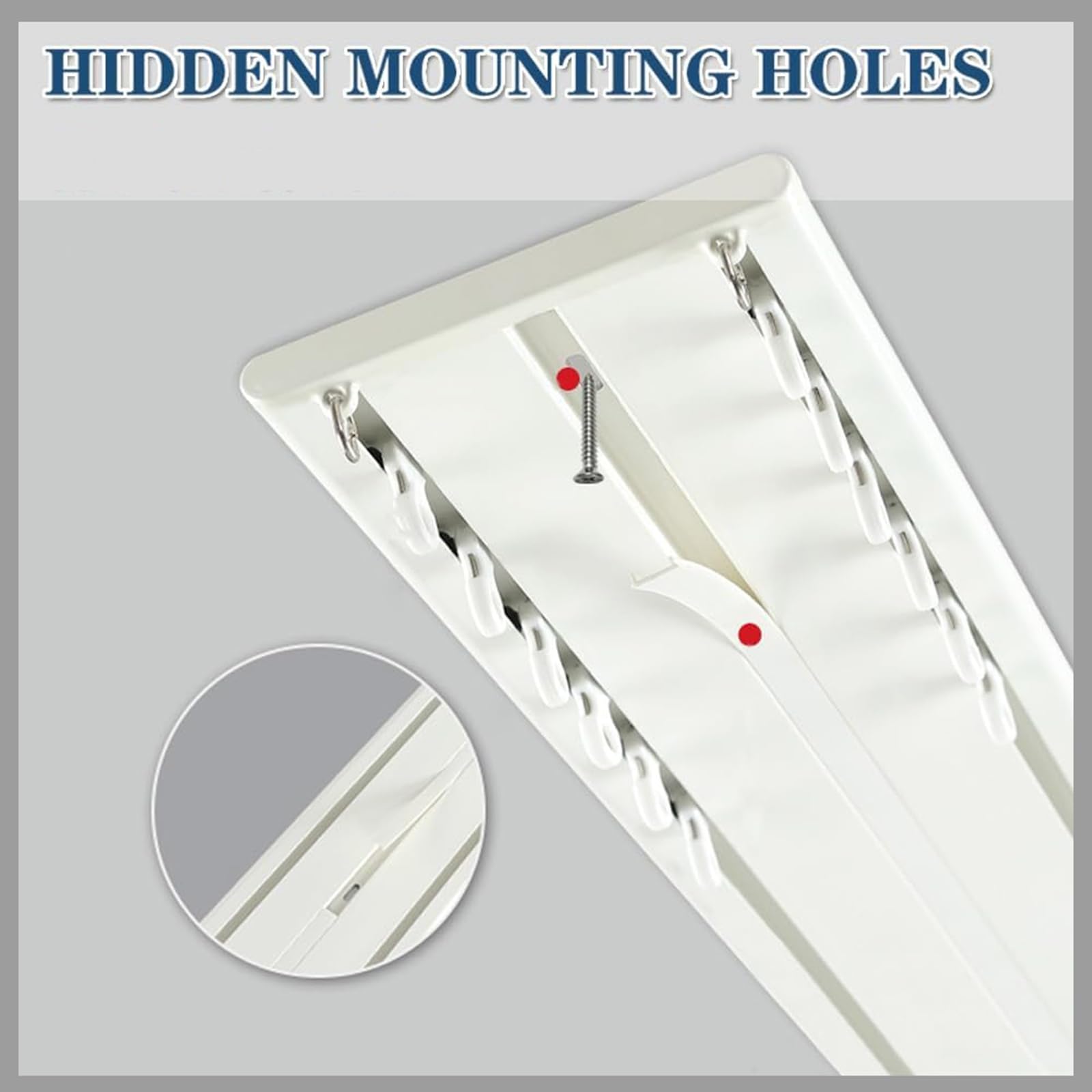 Générique Système de Tringle à Rideaux, Tringle de Plafond Double rangée Ultra-résistante, Rails en Aluminium Ultra-Fins pour séparation de pièces au Bureau et à la maiso