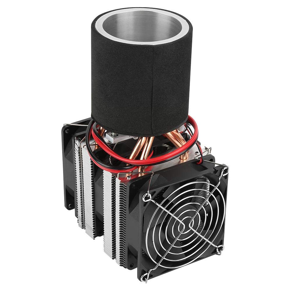 Mini Air Conditioner DC 12V Semiconductor Refrigeration Cooling System DIY Cooler Kit for Refrigerated Drinks, Thermoelectric Peltier Cooling Heat Sink