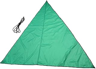 SECFOU 1Pc Triangular Sombra Vela Vela Pátio Sombra Toldo Lona Toldo Abrigo Sombra Pano Triângulo Sombra Dossel Deck Pérgula Lona Oleada Bloco UV Dossel Para-Sol Ao Ar Livre Rede Sombra