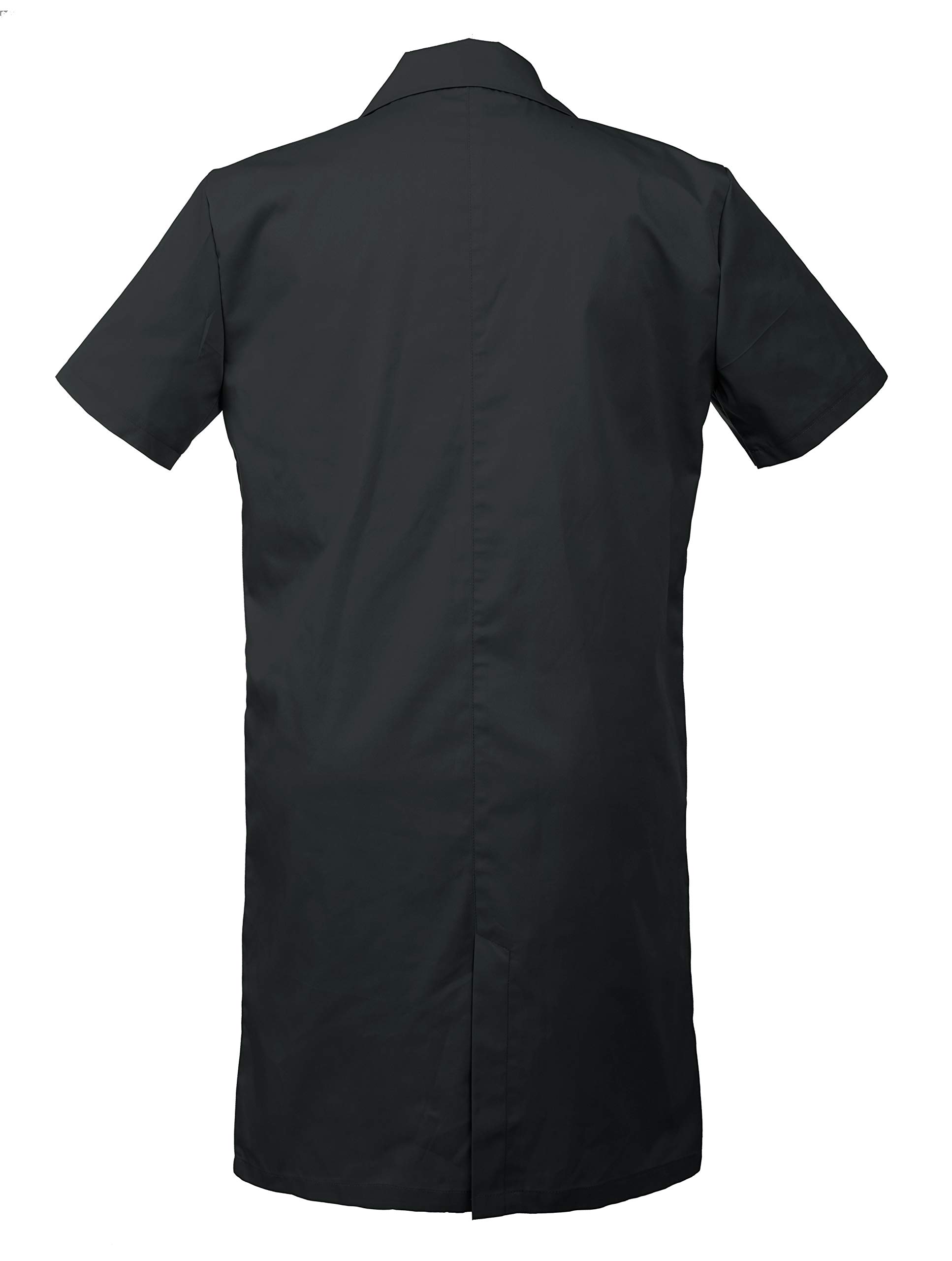 Personalizado Personalizable Bordado Mangas Cortas Bata de Laboratorio, Abrigo para Hombres