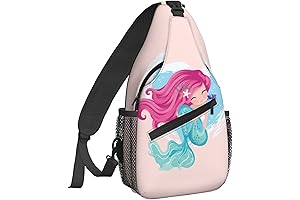 Mermaid Crossbody Sling Backpack