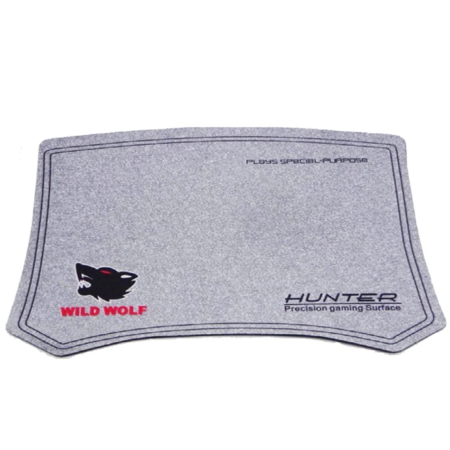 Hunter Precision Gaming Mousepad Soft Surface Wild Wolf Mouse Pad (29x24cm) Soft Game Mousepad for Desktops, Laptops, Gaming