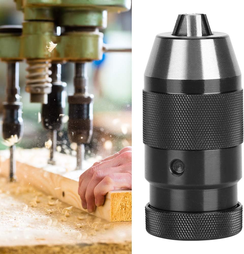 JT33 Drill Chuck Super Heavy Duty Drill Press Chuck Keyless Industrial Equipment Accessories JT33 13mm Power Tool Parts Power Drill Chucks
