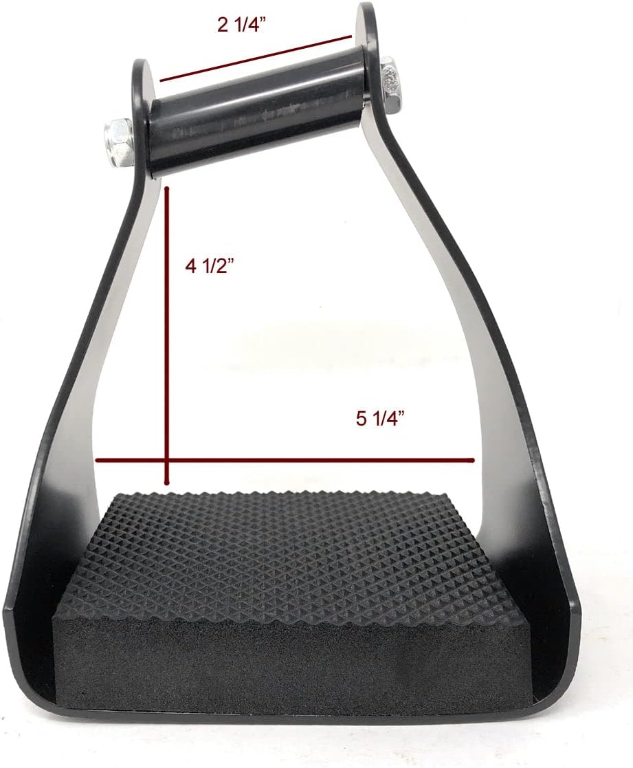 AJ Tack Angled Aluminum Trail Stirrups