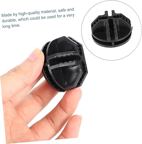 Miniatura 4 de 20 conectores de plástico de cubo de alambre negro para organizador modular, armario, cubos de almacenamiento, estantes y gabinete