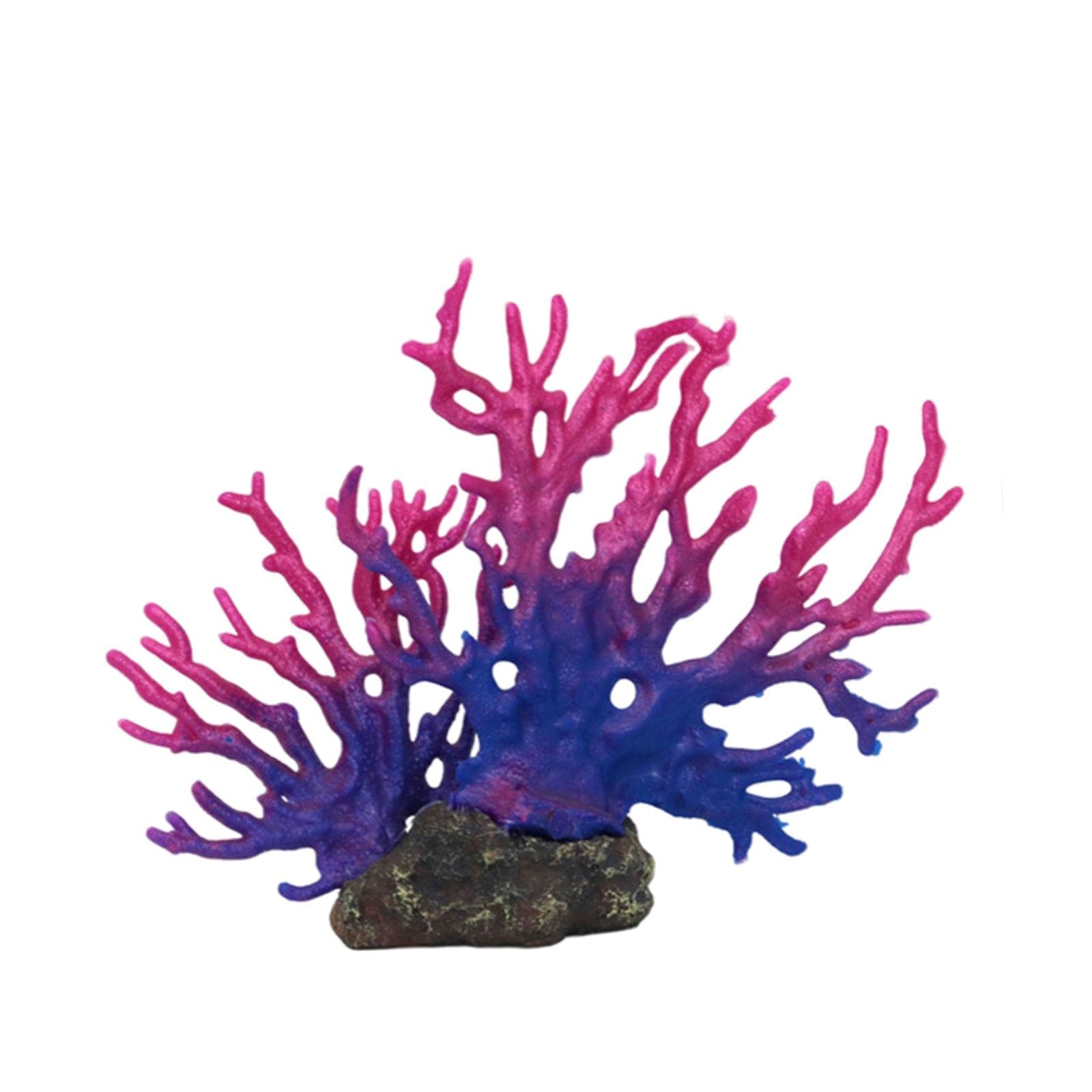 FASHIONMYDAY Fashion My Day® Resin Simulation Coral Tree Fish Tank Decor Landscaping Decor Purple blue Home and Garden | Home Decor | Figurines| Figurine