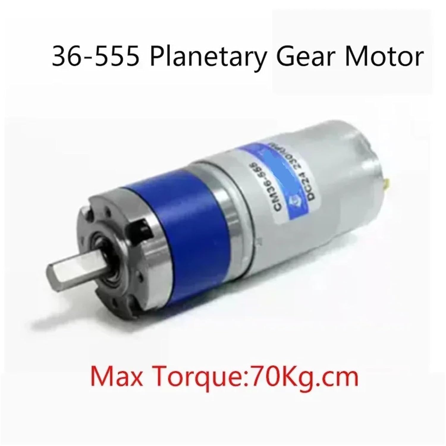 12V 24V DC Planetary Gear Motor, Automotive Industry Control Gear Motor CM36-555 1Pcs(1200RPM_12V)